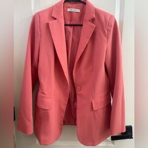Women's Pink Orange Blazer